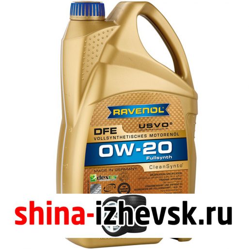 Моторное масло для автомобиля Ravenol DFE 0W20 4л. в Ижевске